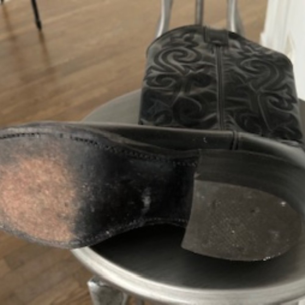 Black Cowboy Boots - Justin Brand - Picture 2 of 9